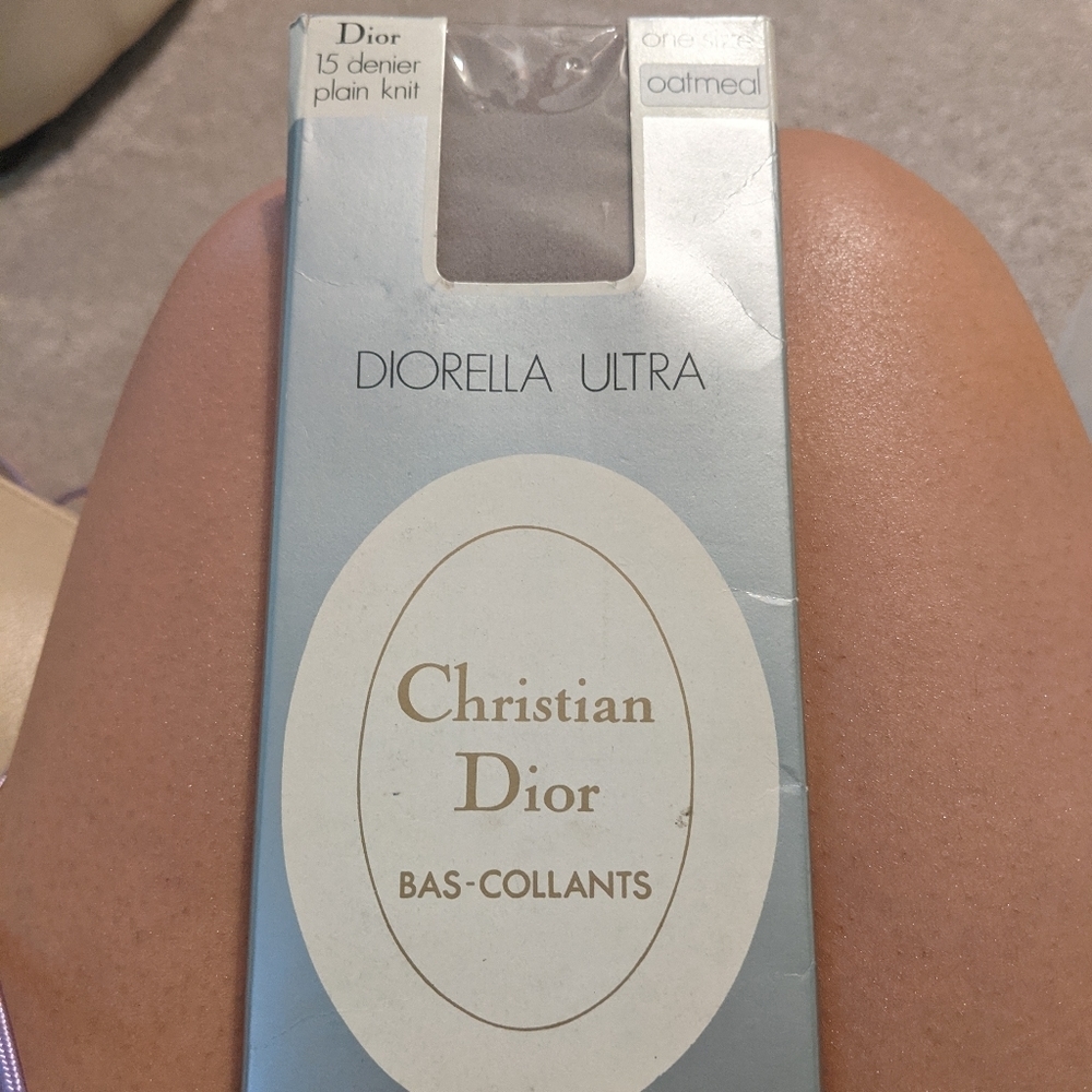DIOR vintage beige tights new